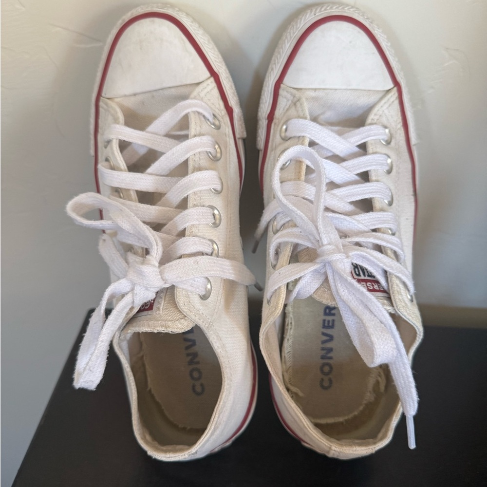Converse Chuck Taylor All Star Low Top Men's‎ 5 Womens 7 Shoes White